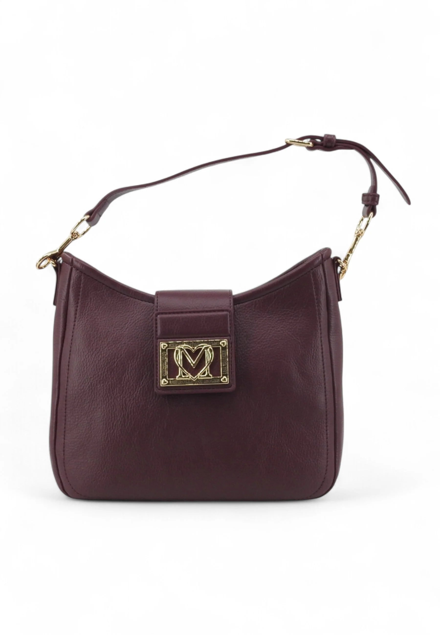 BORSA A SPALLA LOVE MOSCHINO COLOR VINO