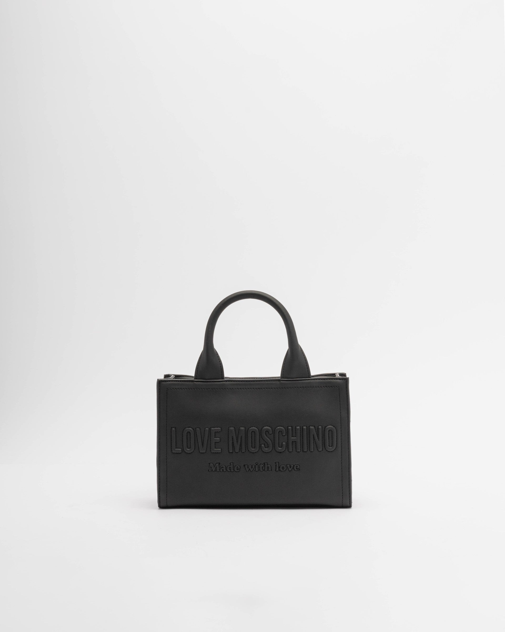 LOVE MOSCHINO BLACK HANDBAG