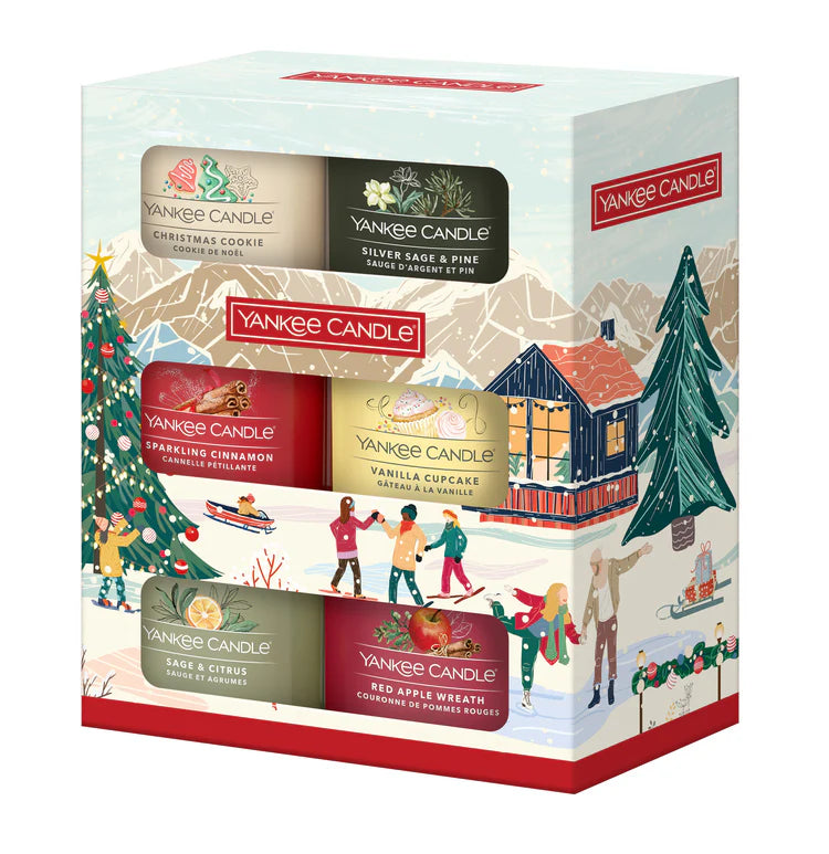 Confezione Regalo 6 Candele Votive Yankee Candle
