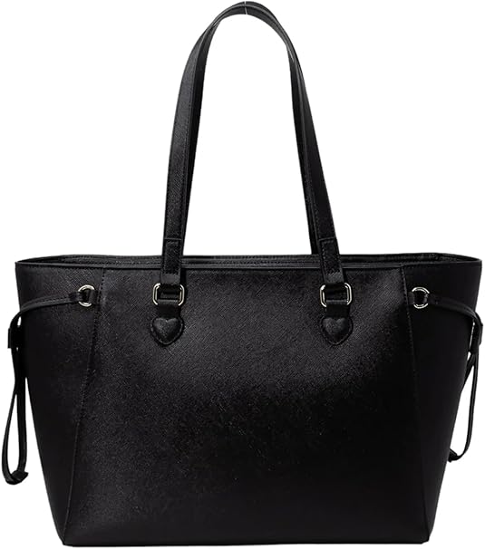 LOVE MOSCHINO BORSA SAFFIANO GRS PU NERO A SPALLA