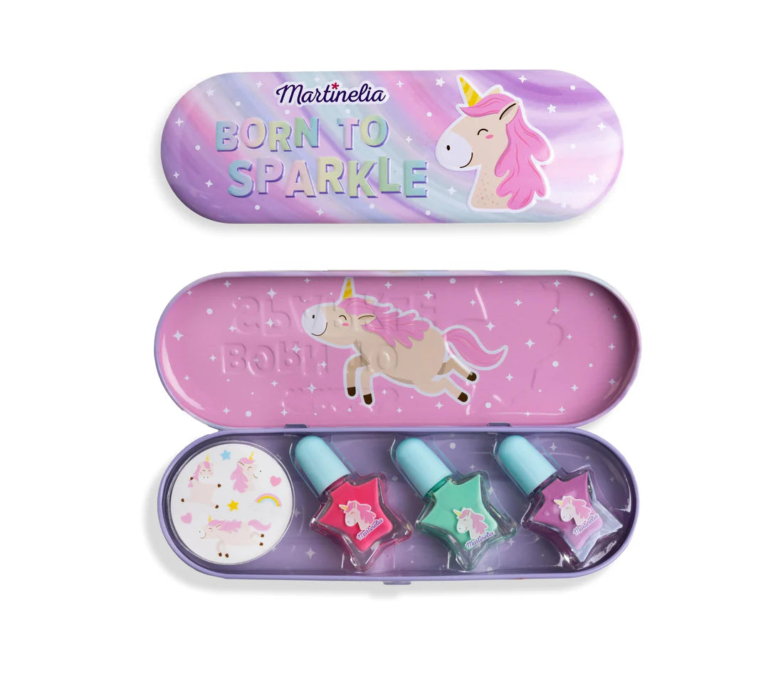 BORN TO SPARKLE - 3-pack nail polish kit