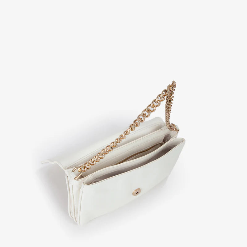 BORSA A SPALLA LOUISE ECRU PICCOLA V73