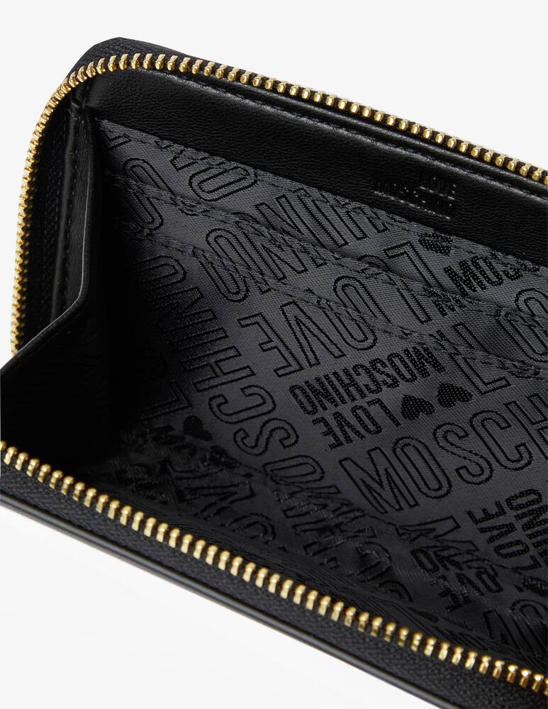 LOVE MOSCHINO PORTAFOGLIO CON CATENA NERO