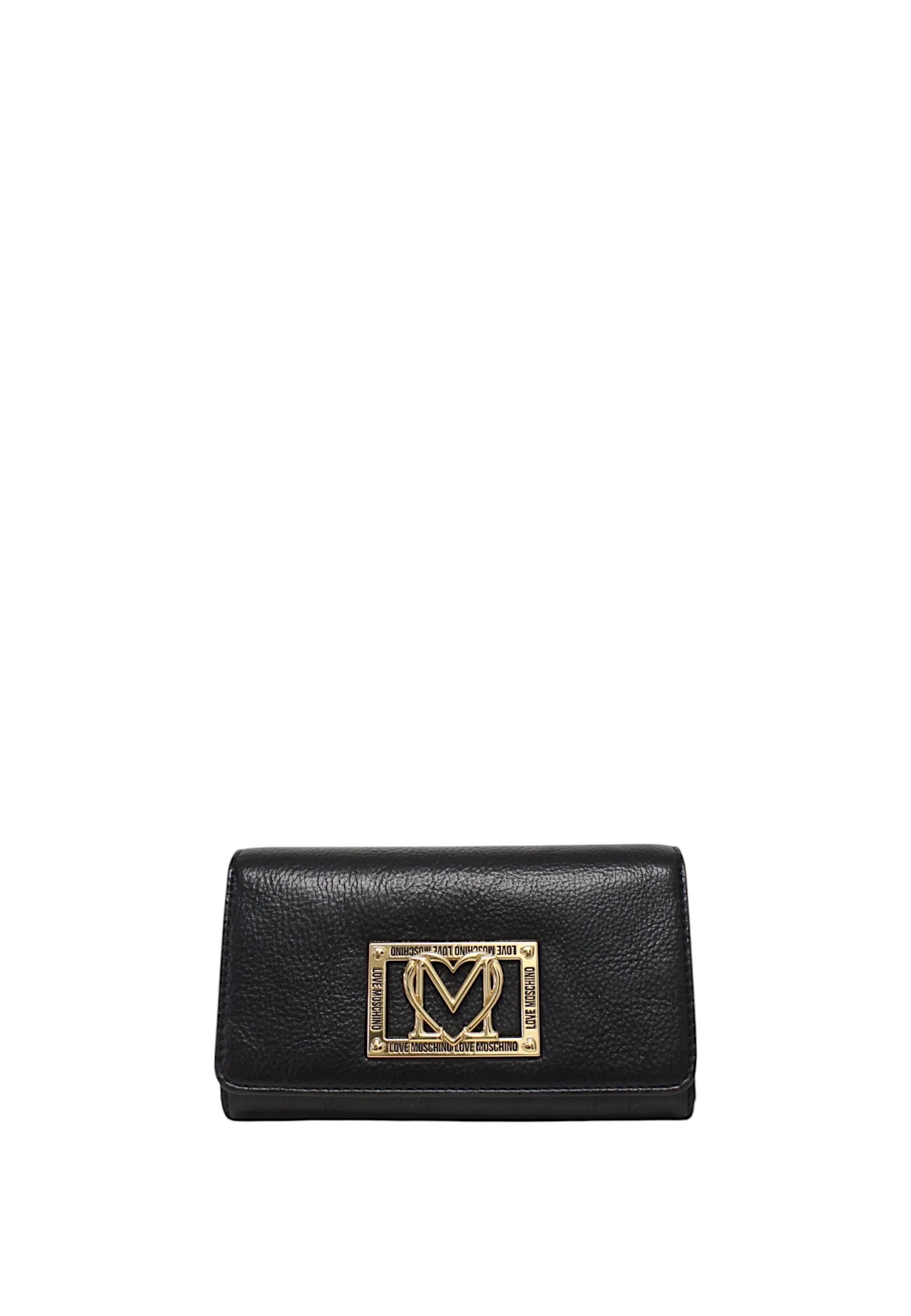 PORTAFOGLIO LOVE MOSCHINO NERO