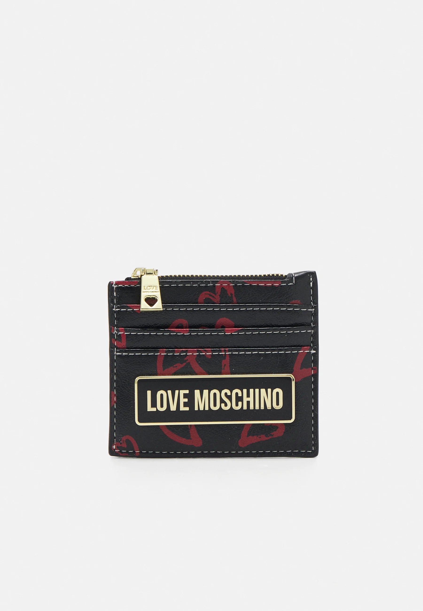 LOVE MOSCHINO PORTAFOGLIO/PORTACARTE NERO FANTASIA
