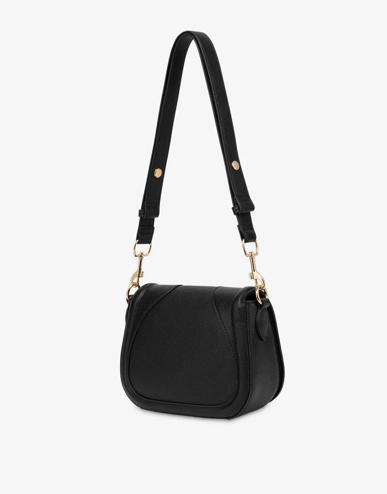 Borsa a spalla con maxi logo Love Moschino