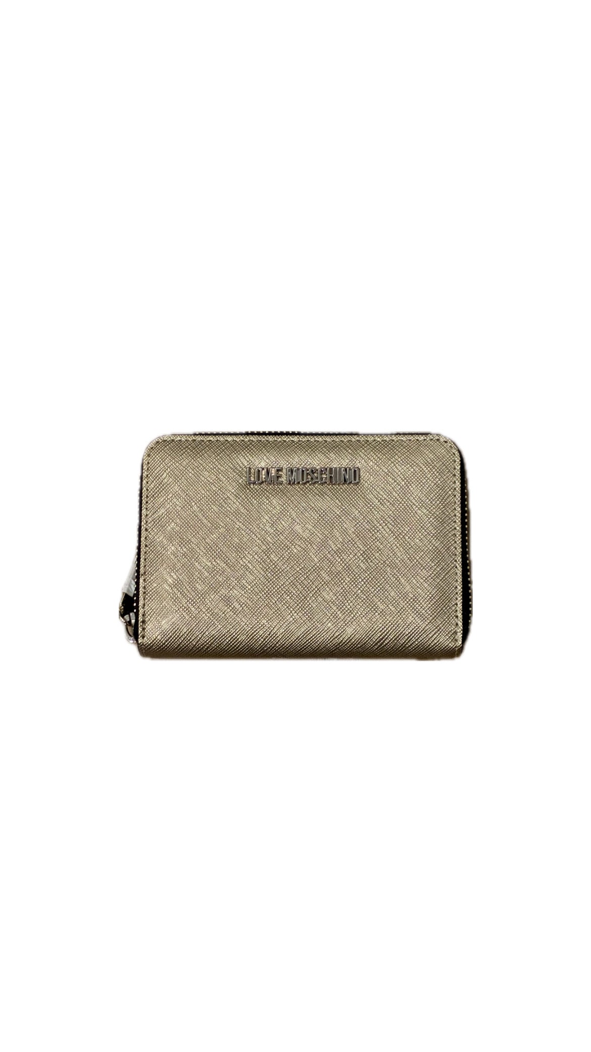 portafoglio oro Love Moschino