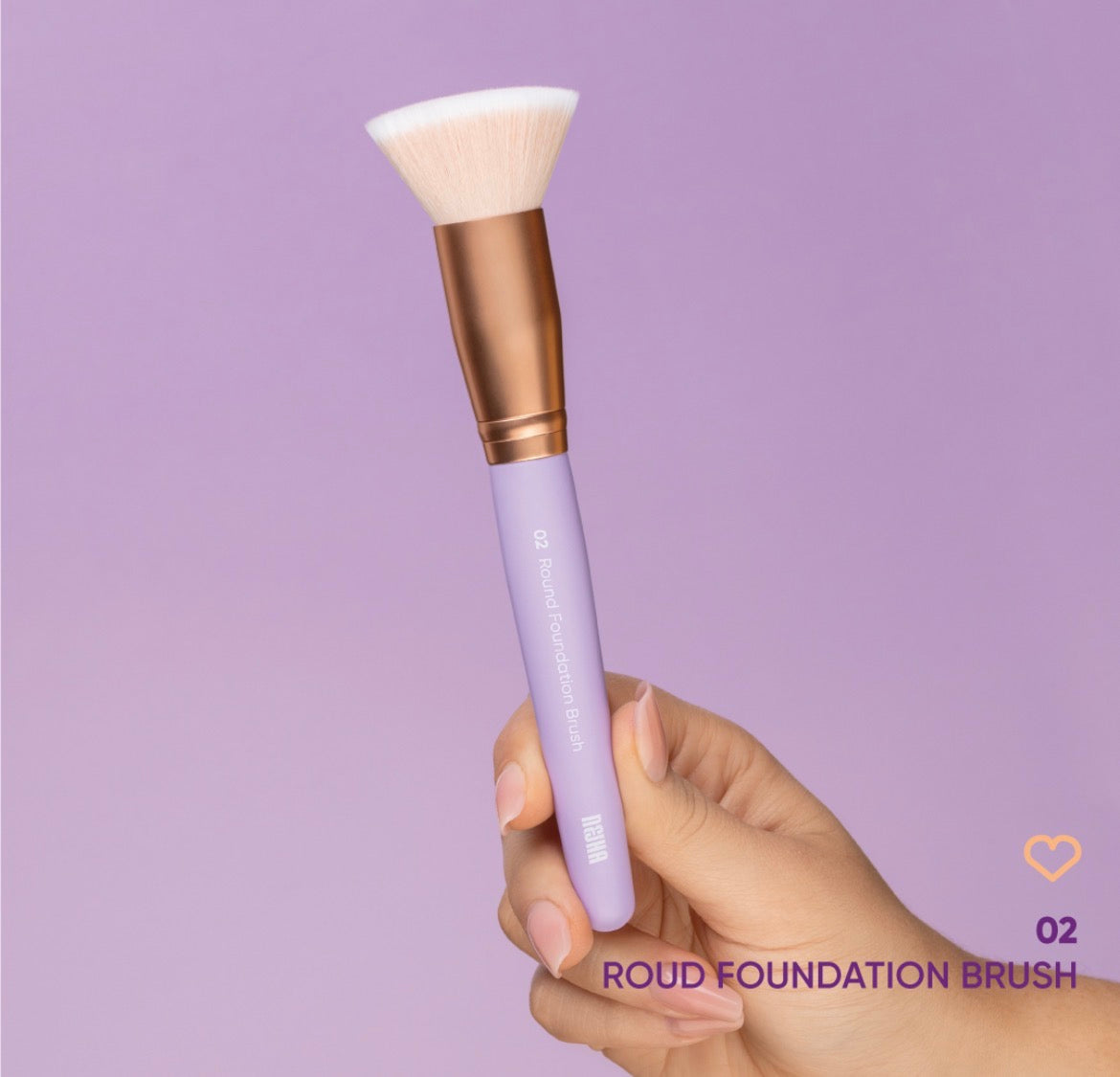 02 Round Foundation Brush – Pennello Fondotinta Tondo