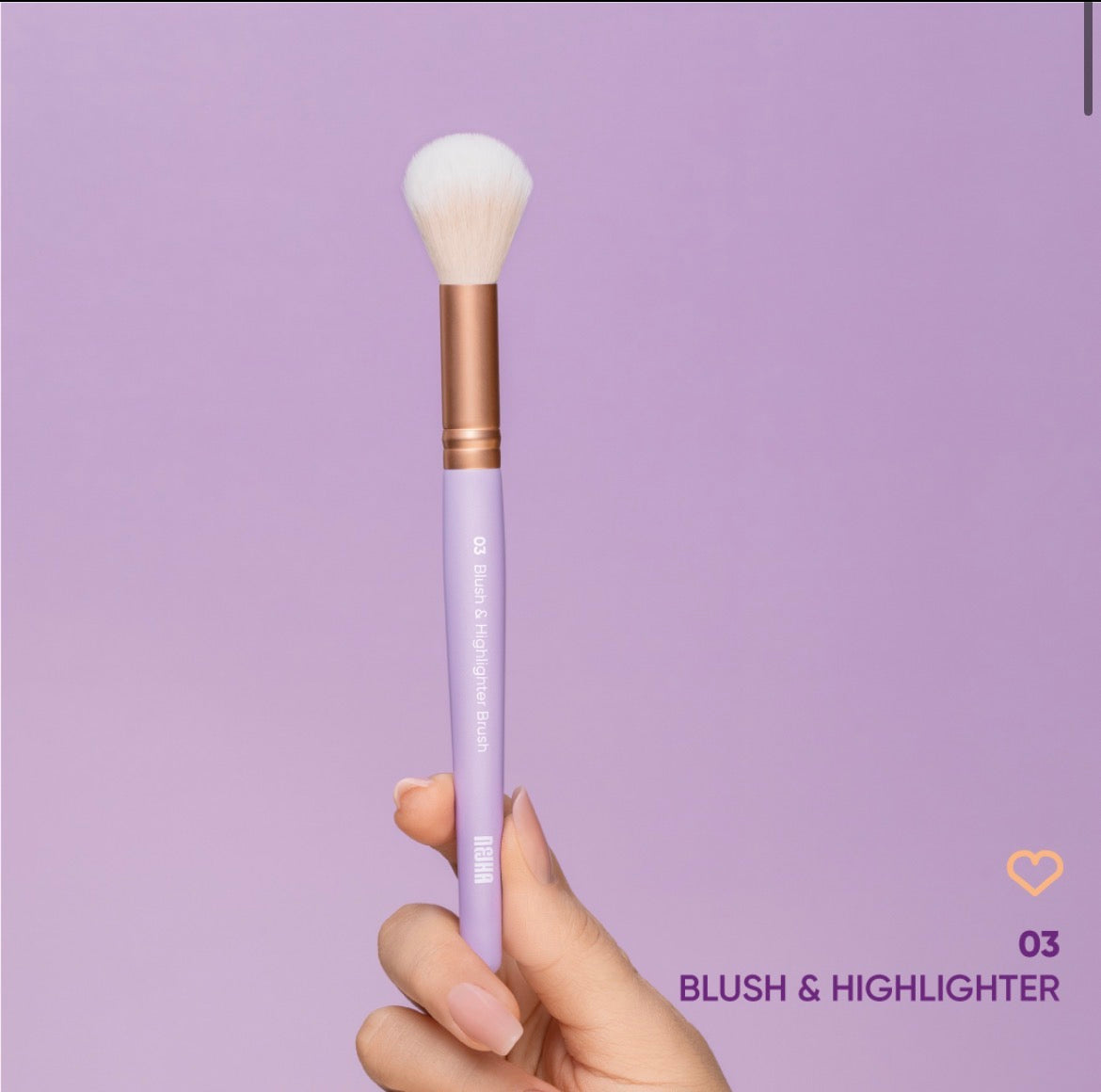 03 Blush & Highlighter Brush – Pennello Blush