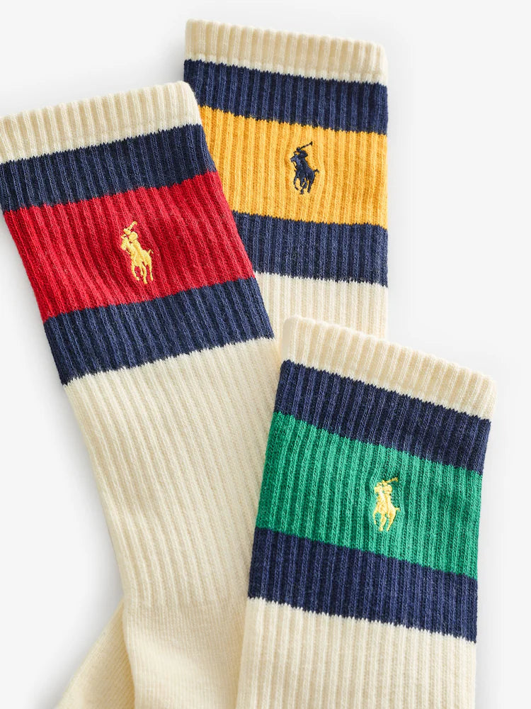 Calze Polo Ralph Lauren banda colorata