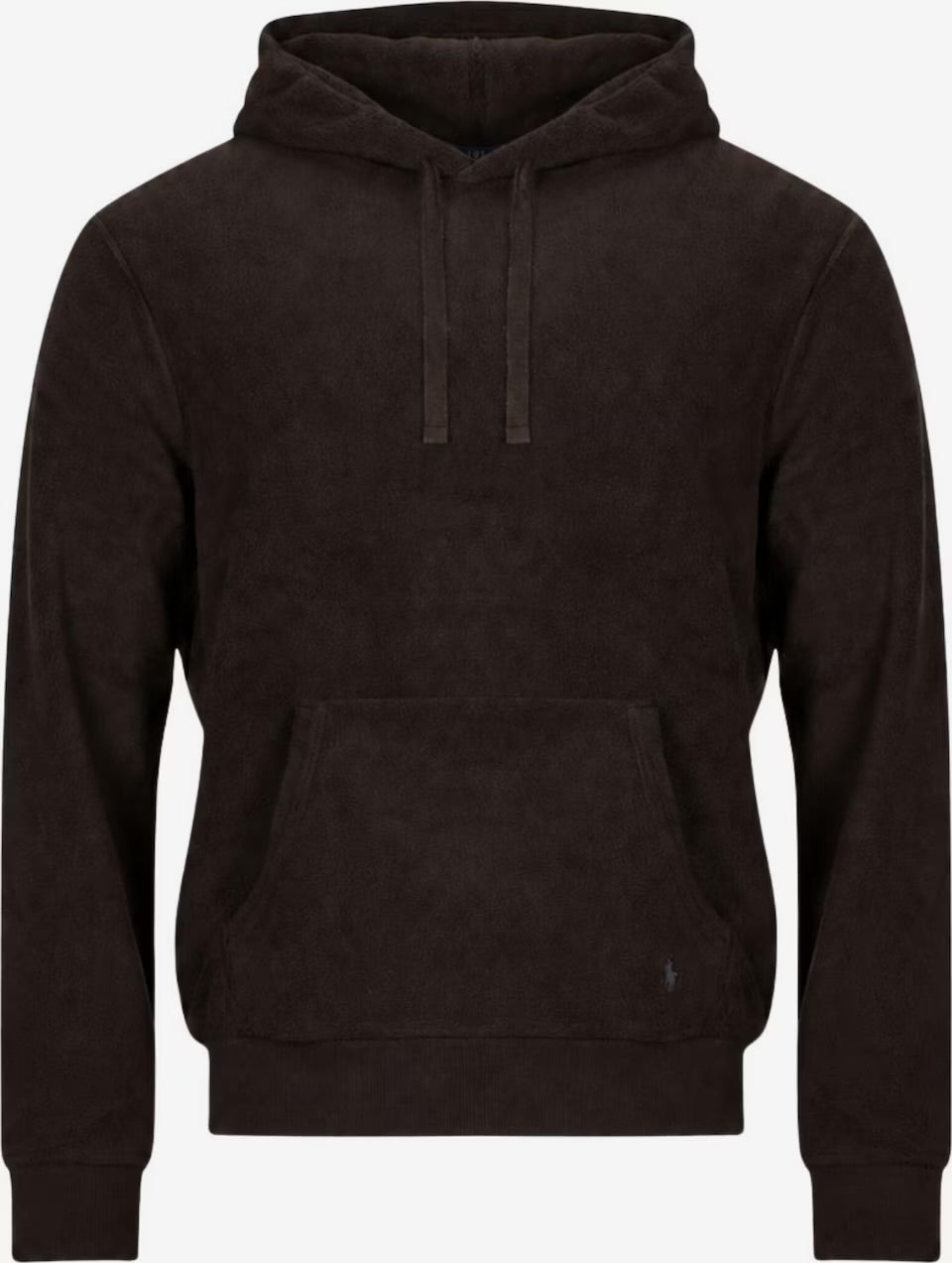 Felpa Pile Marrone con Cappuccio Polo Ralph Lauren