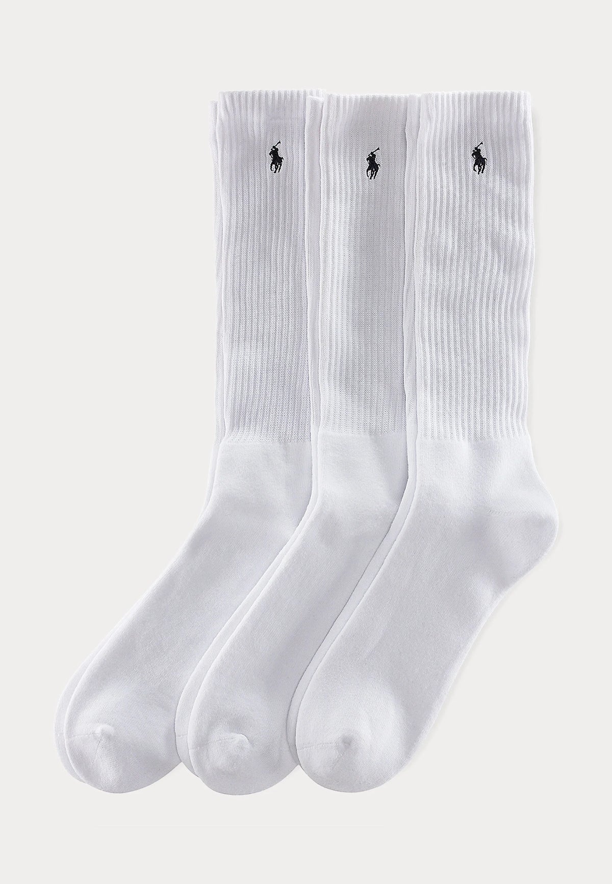 Calze A Coste Polo Ralph Lauren Bianco