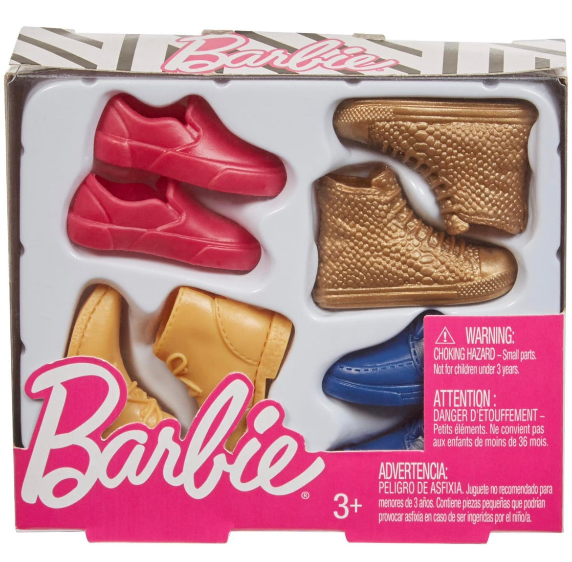 Set 4 scarpe Barbie