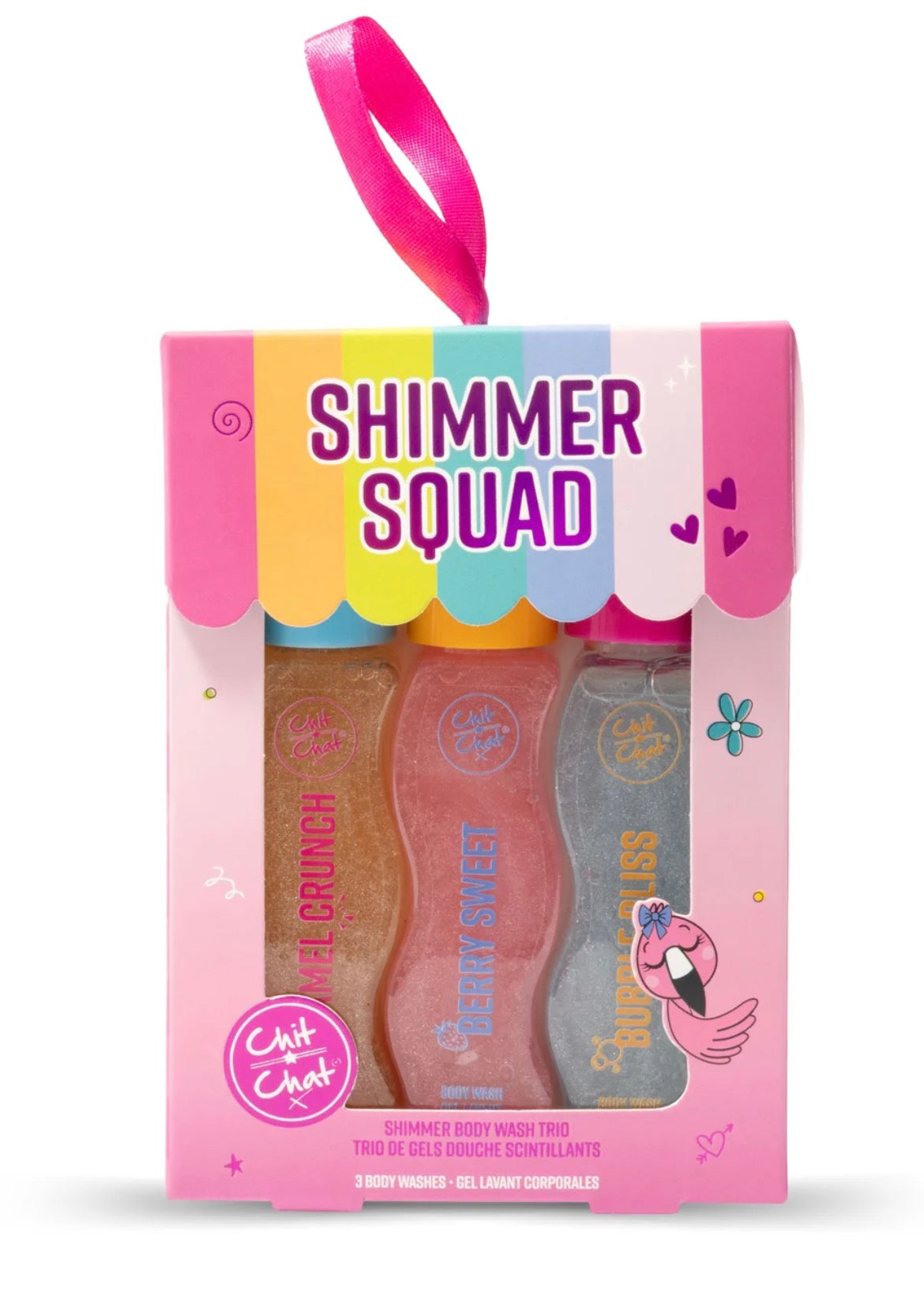 SHIMMER SQUAD BODY WASH TRIO BAMBINO CHIT CHAT