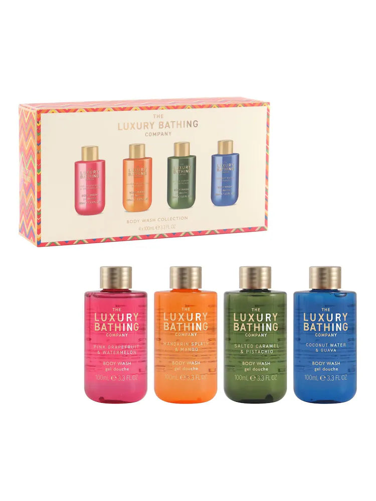 BODY WASH COLLECTION gift set THE LUXURY BATHING COMPANY