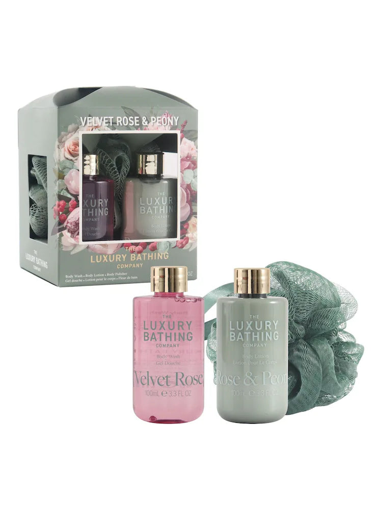 VELVET ROSE AND PEONY BODY WASH E BODY LOTION - THE LUXURY BATHING COMPANY