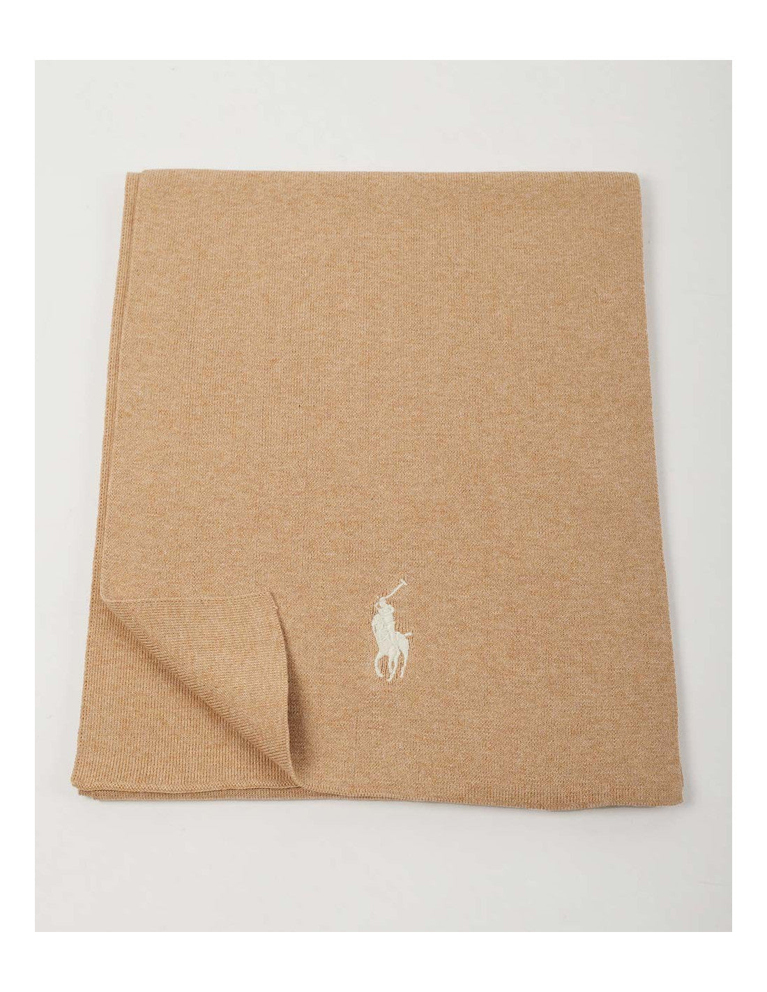 Sciarpa Cotone Beige Polo Ralph Lauren