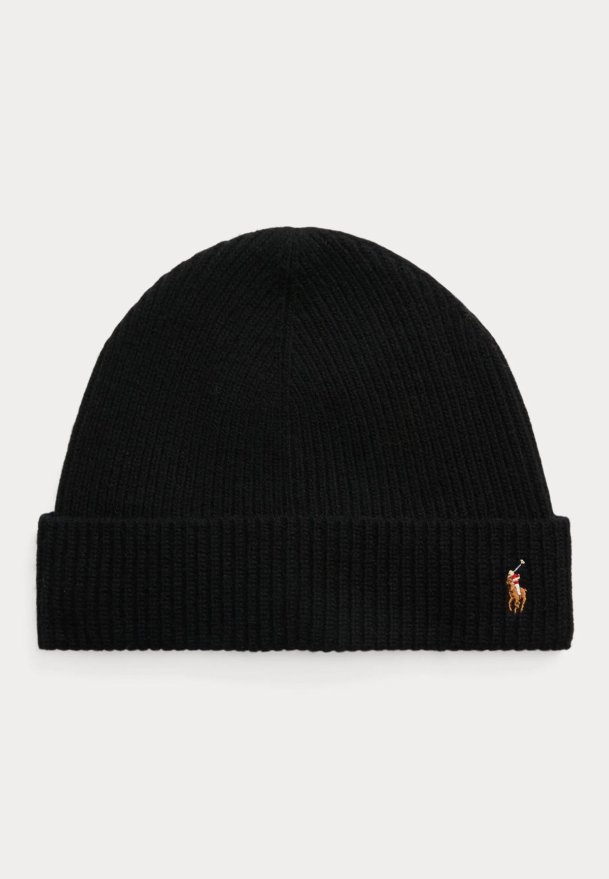 Cappello A coste Nero Polo Ralph Lauren