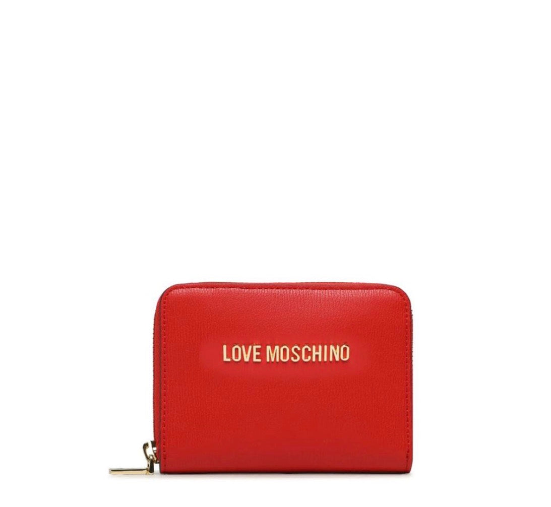 portafoglio rosso Love Moschino
