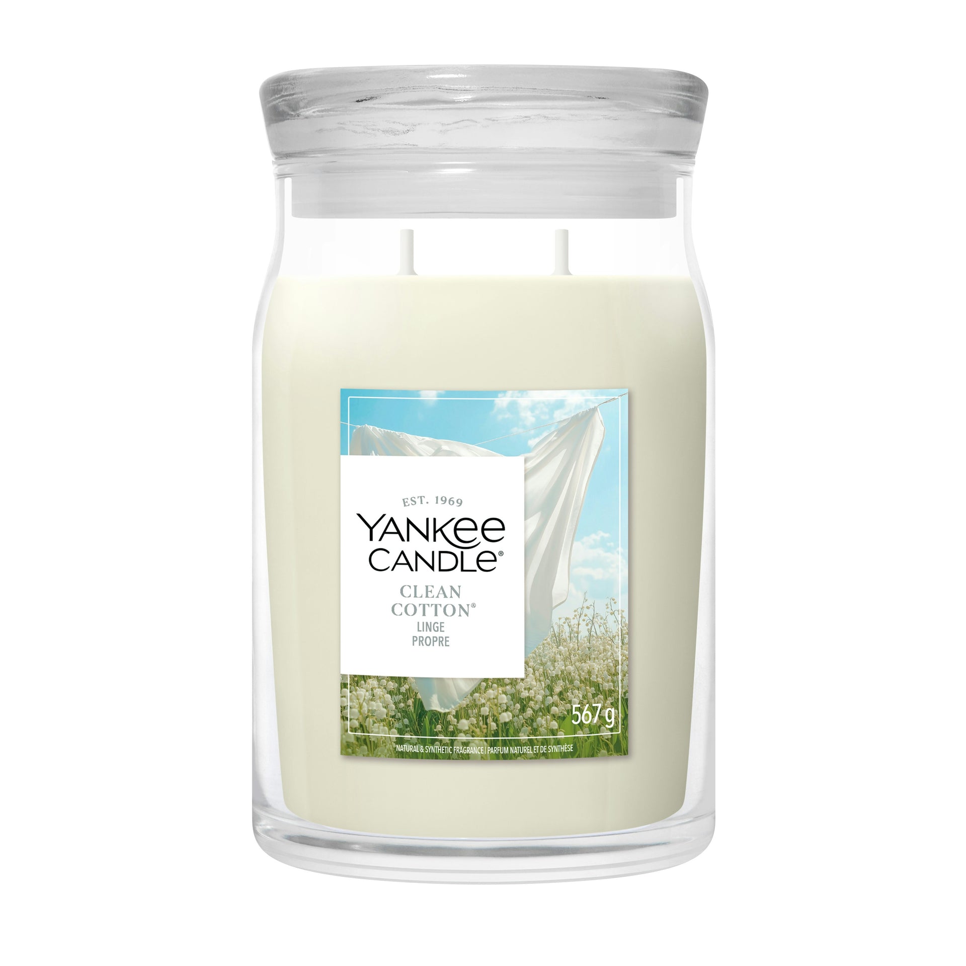 Candela Clean Cotton Yankee Candle