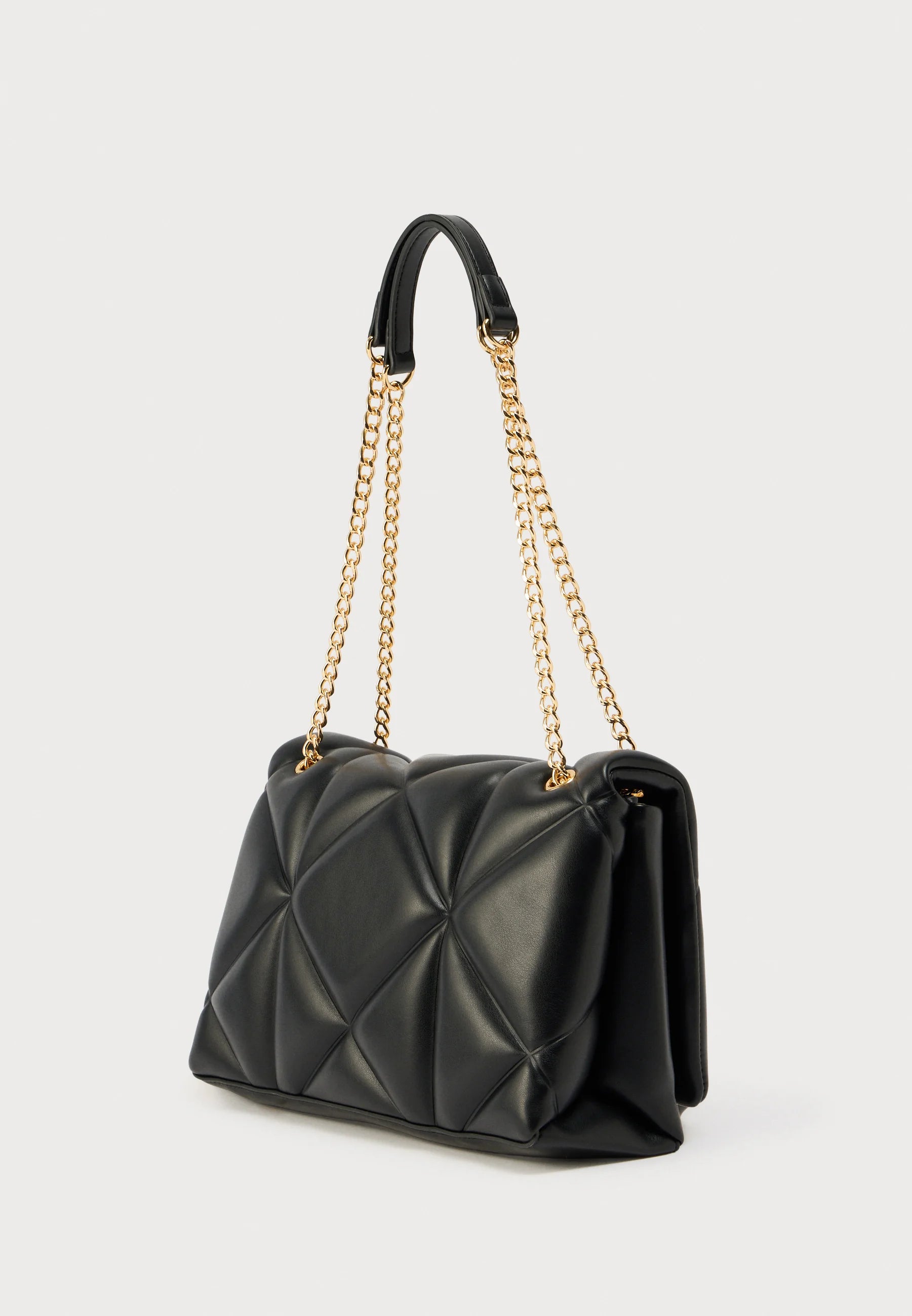 BORSA A SPALLA EMBOSSED NERO LOVE MOSCHINO