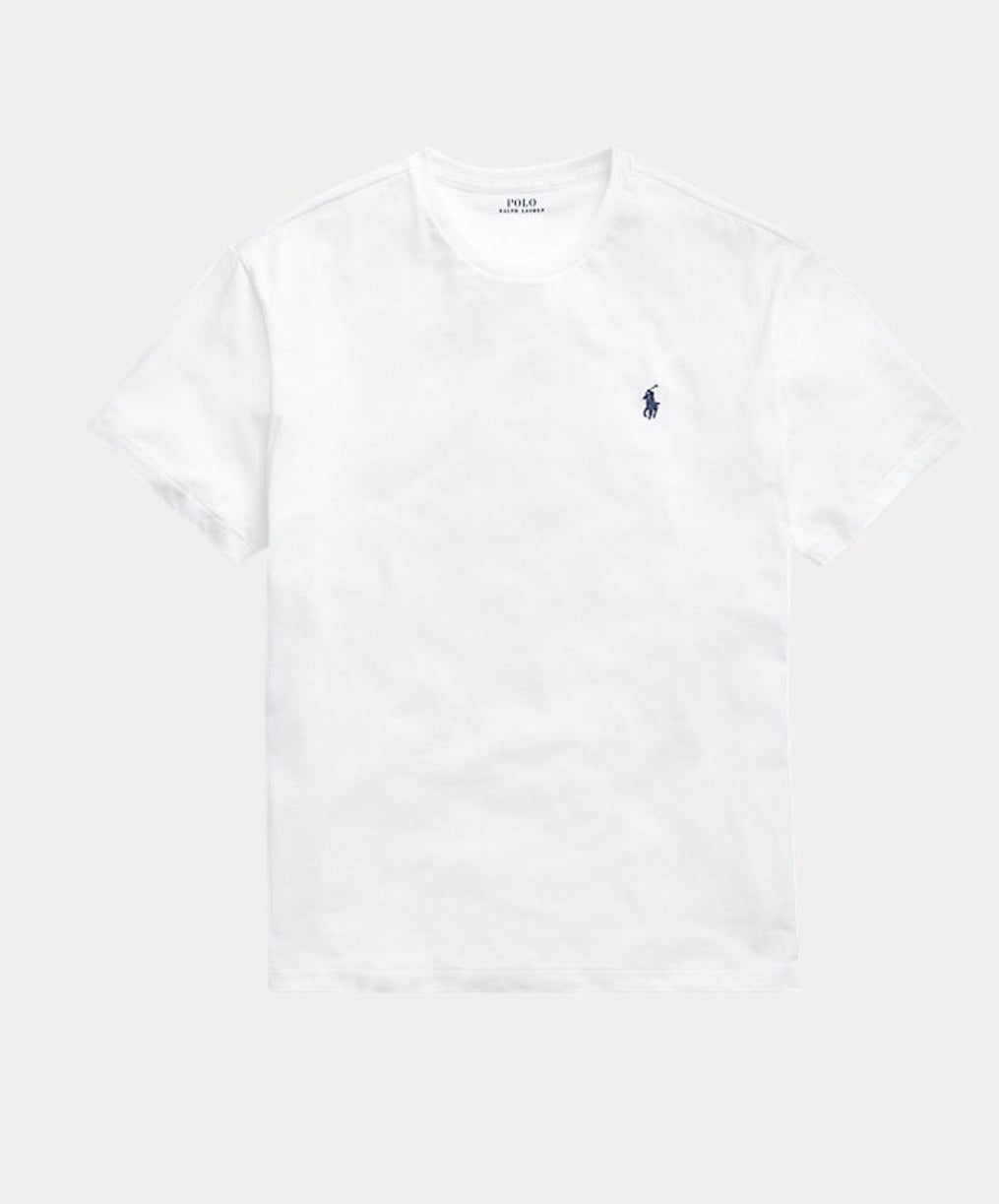 Maglietta in jersey Classic-Fit Polo Ralph Lauren bianco