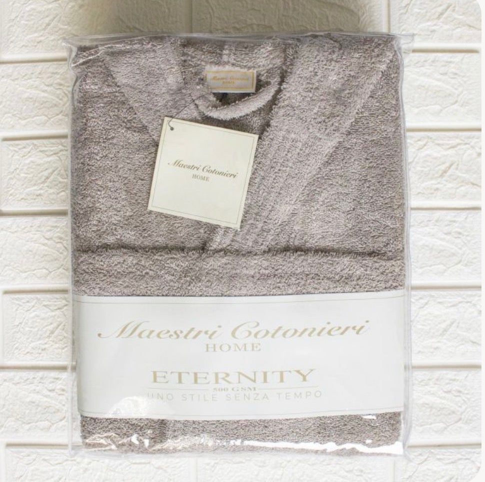 Accappatoio Eternity XL 450 GSM Con Cappuccio Maestri Cotonieri Home