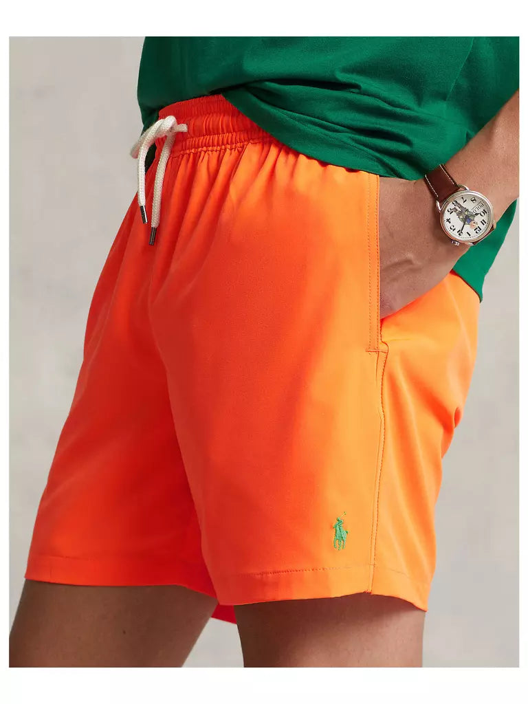 Costume Polo Ralph Lauren Arancione Fluo Taglia XS