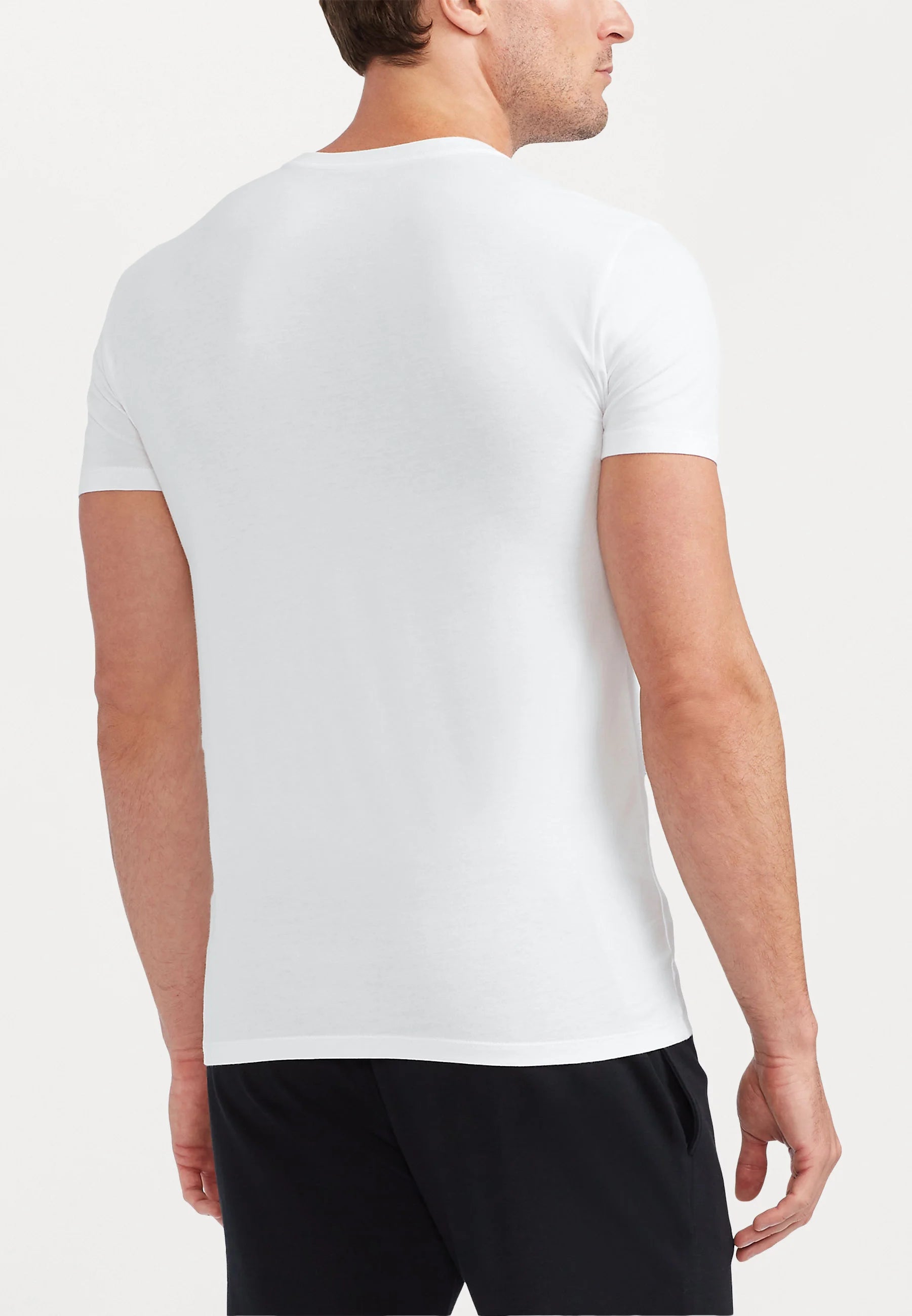 POLO RALPH LAUREN CREW 3 PACK - MAGLIETTA INTIMA - WHITE/BLACK/GREY