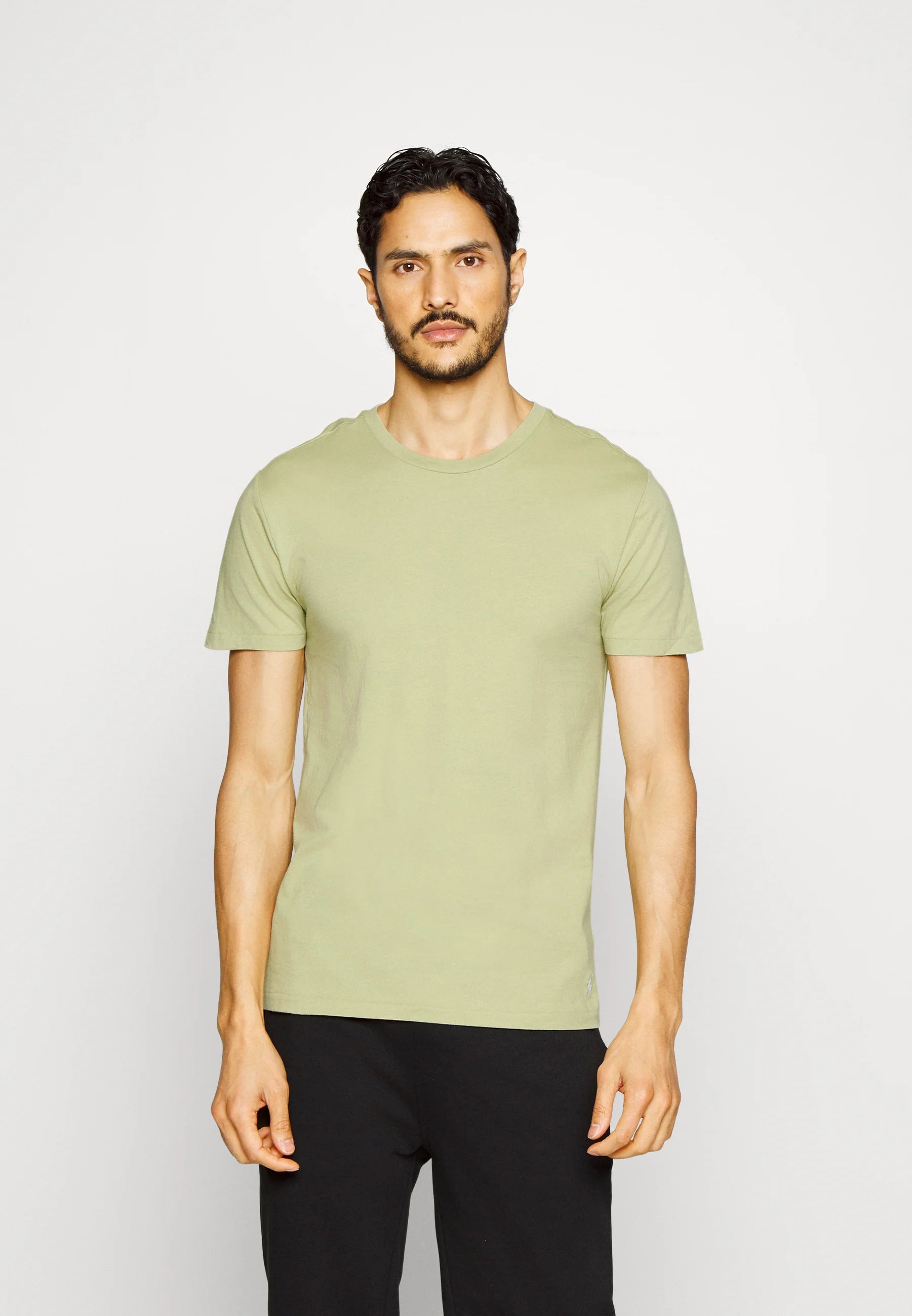 POLO RALPH LAUREN CREW 3 PACK - MAGLIETTA INTIMA - OLIVE/GARDEN TRAIL/CANOPY OLIVE