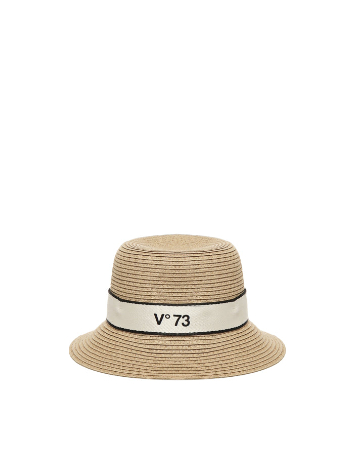 RAFFIA BUCKET HAT V73 taglia M