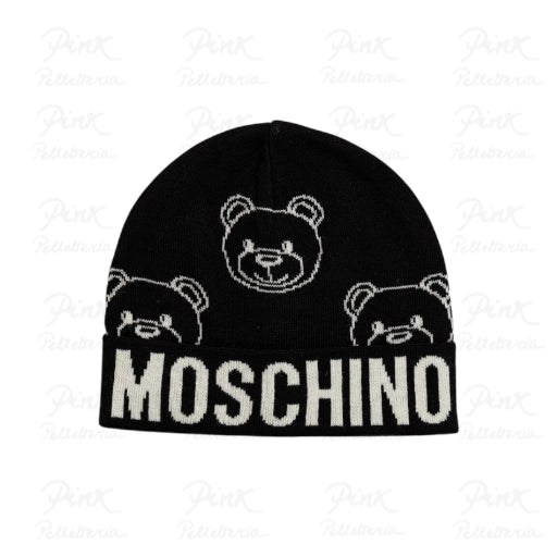 BERRETTO NERO MOSCHINO
