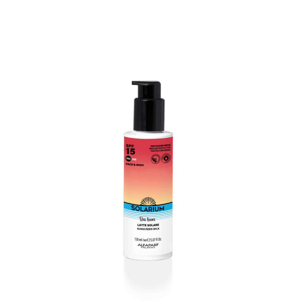 SOLARIUM SPF 15 Flacone 150ml LATTE SOLARE Viso & Corpo