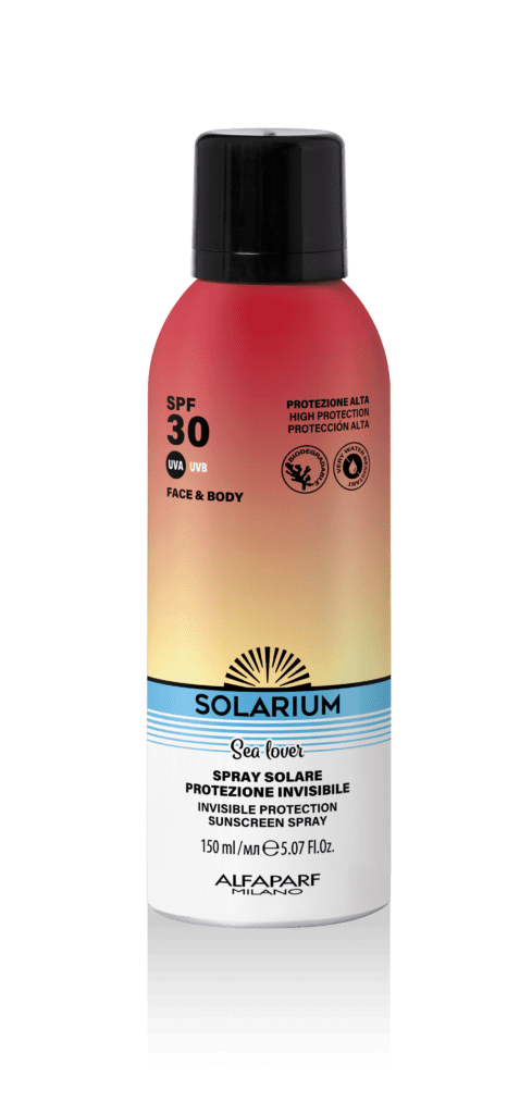 SOLARIUM SPF 30 150ml SPRAY SOLARE PROTEZIONE INVISIBILE Viso & Corpo