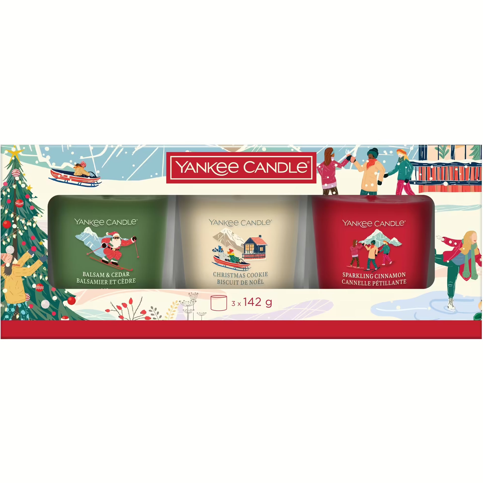 confezione regalo 3 candele Yankee Candle
