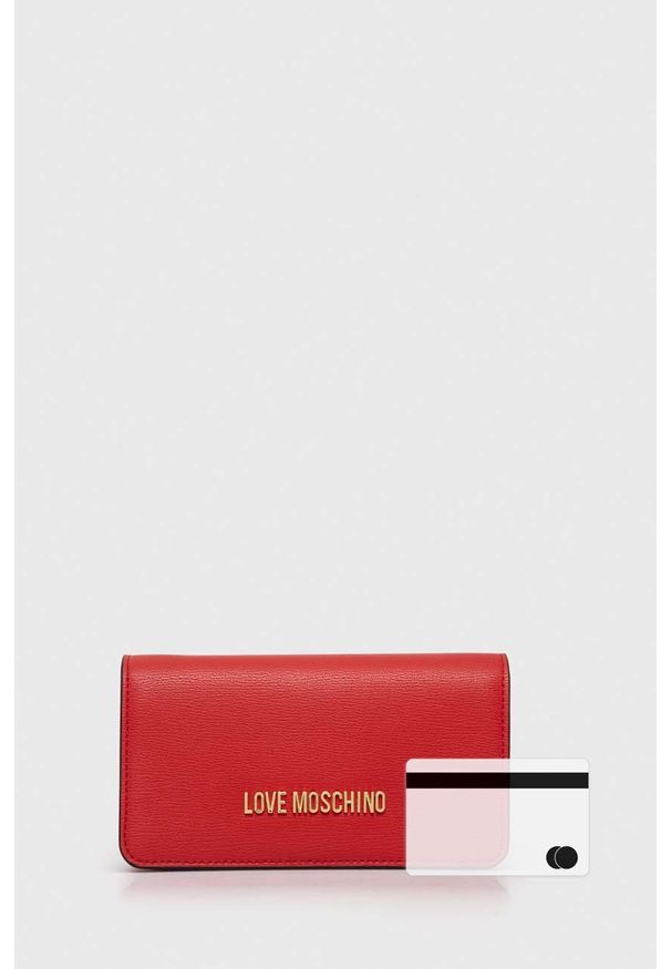 LOVE MOSCHINO BORSA/PORTAFOGLIO ROSSA