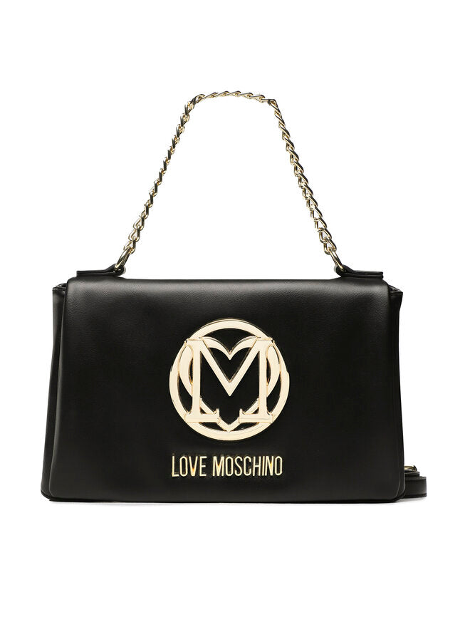 LOVE MOSCHINO BORSA A SPALLA/TRACOLLA NERO
