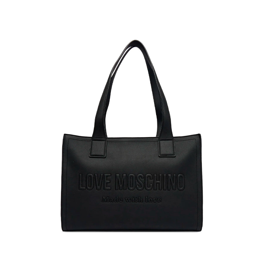 LOVE MOSCHINO BLACK HANDBAG