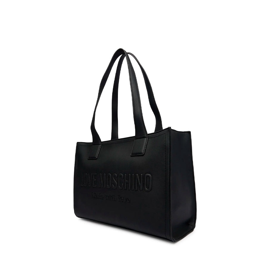 LOVE MOSCHINO BLACK HANDBAG