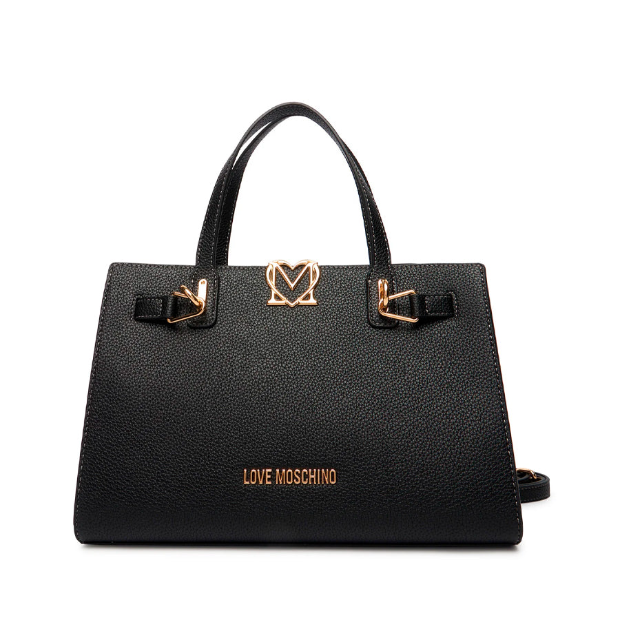 LOVE MOSCHINO BLACK HANDBAG