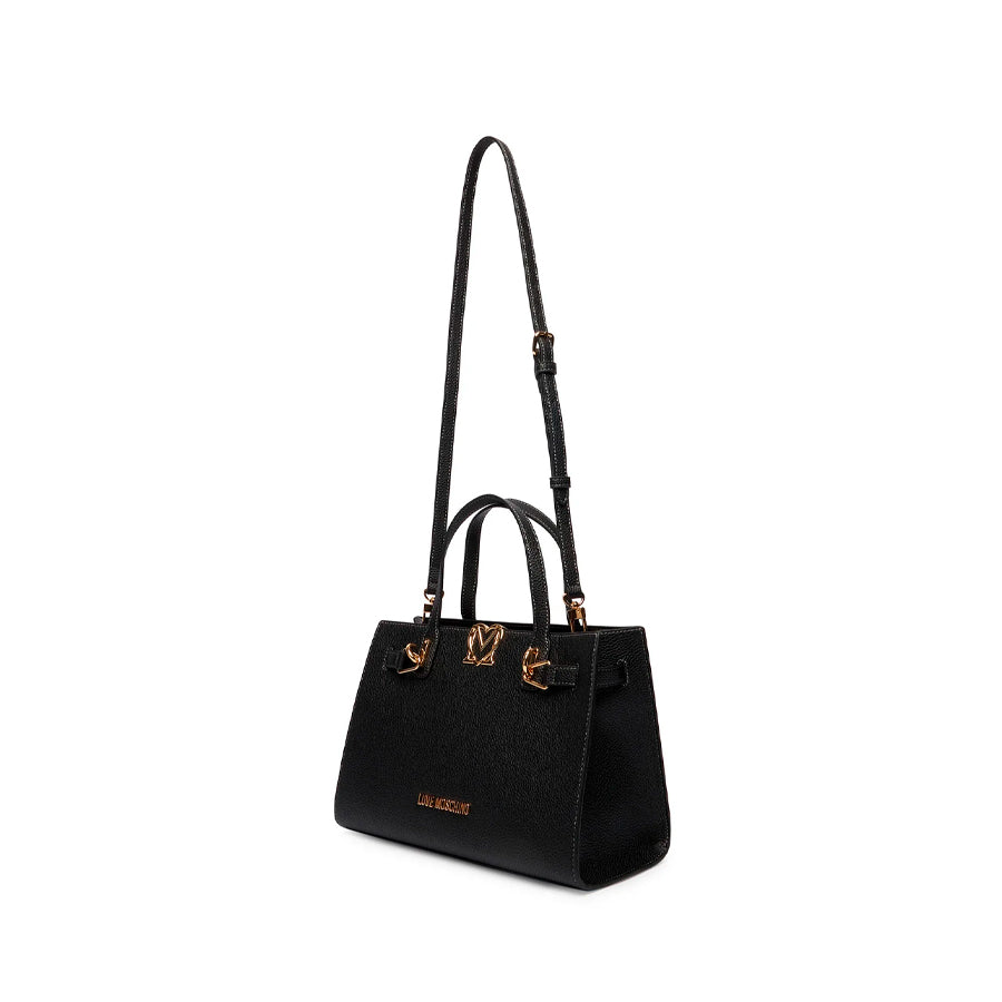 LOVE MOSCHINO BLACK HANDBAG