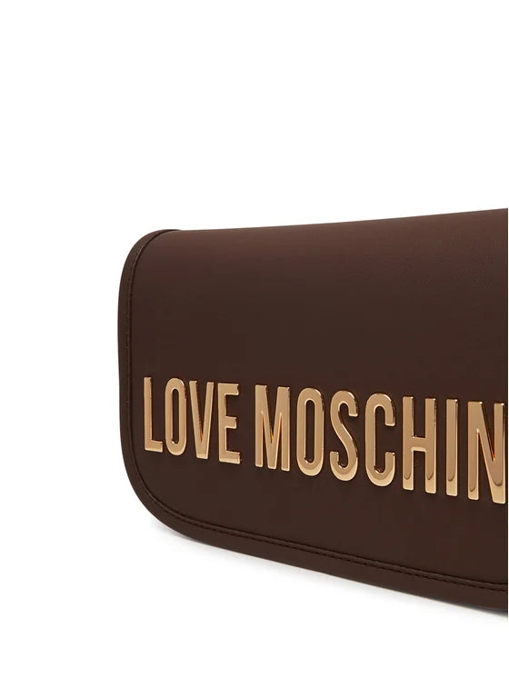 LOVE MOSCHINO BORSA TRACOLLA CASTAGNA
