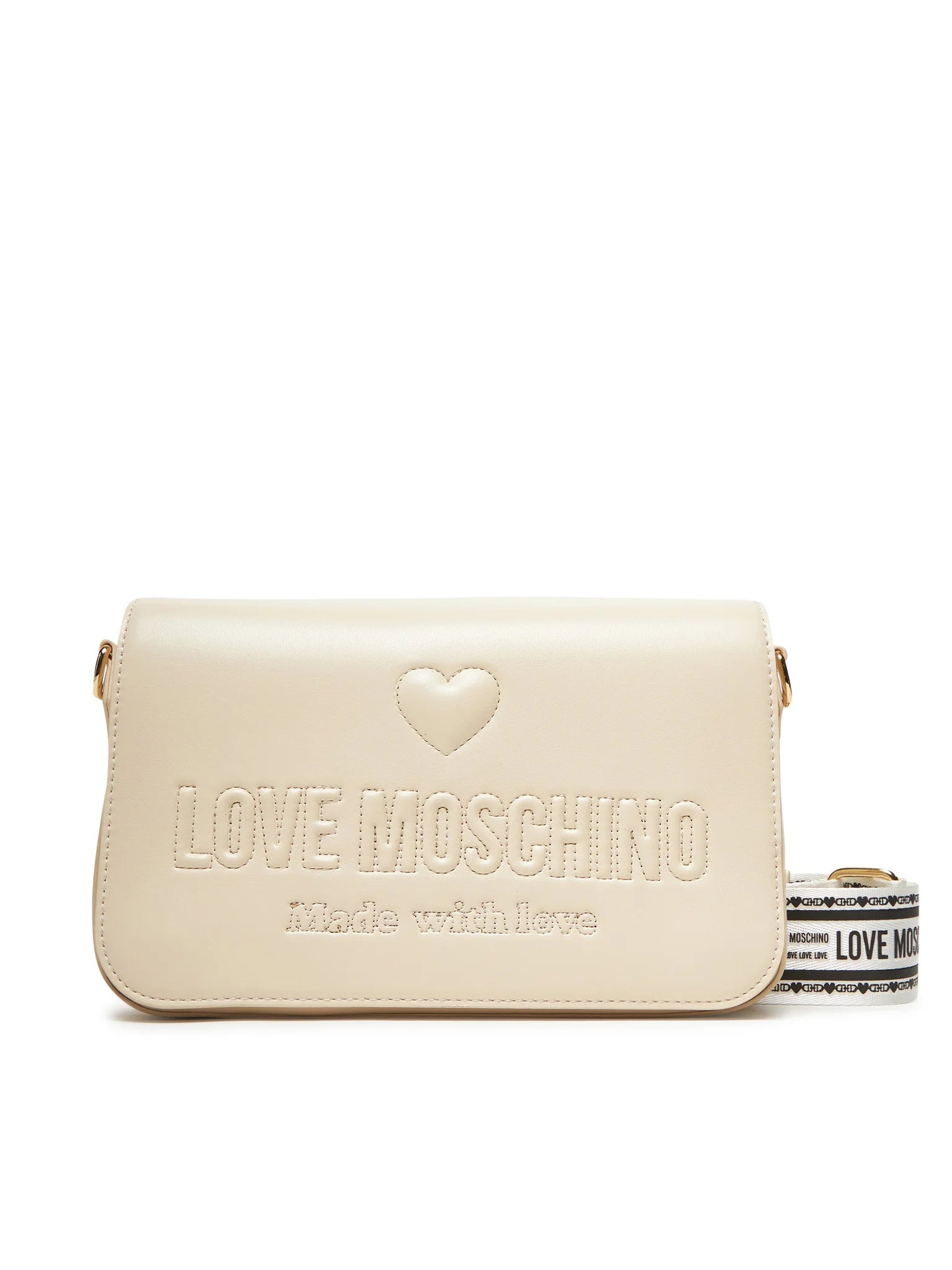 LOVE MOSCHINO BORSA CON TRACOLLA AVORIO