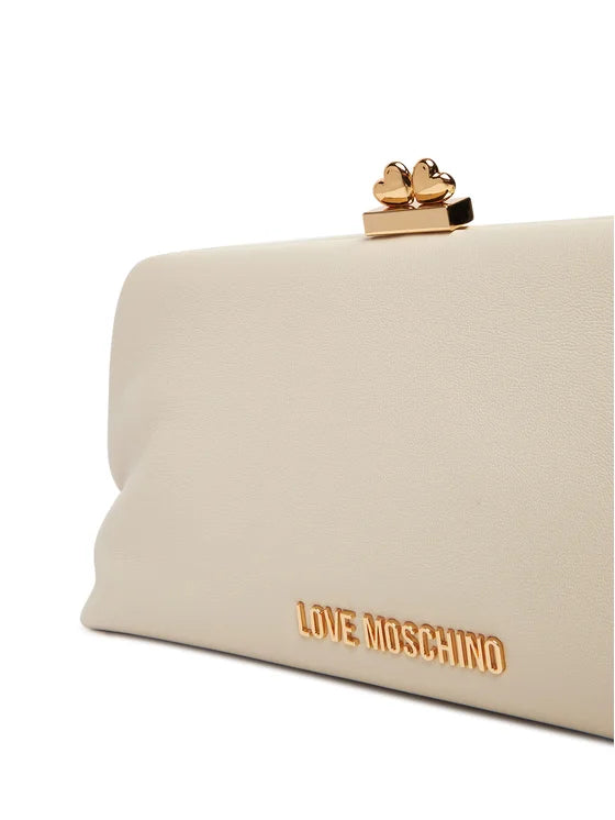 LOVE MOSCHINO POCHETTE AVORIO