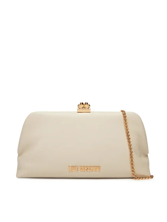 LOVE MOSCHINO POCHETTE AVORIO
