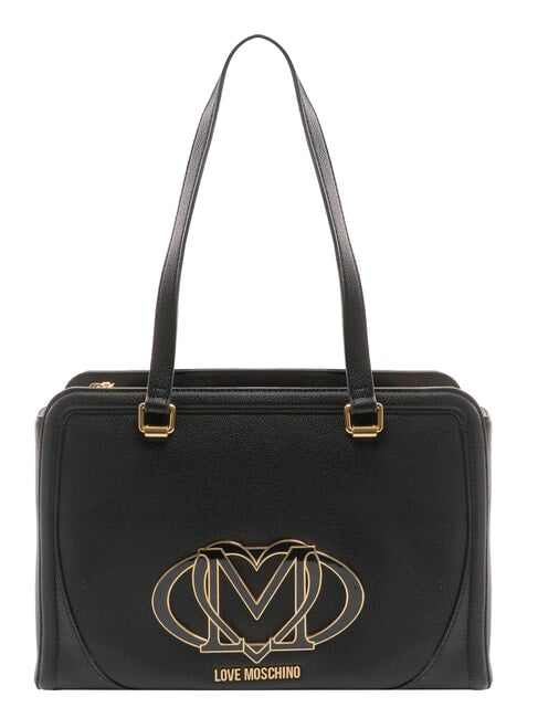 BORSA A SPALLA LOGO FRONTALE LOVE MOSCHINO