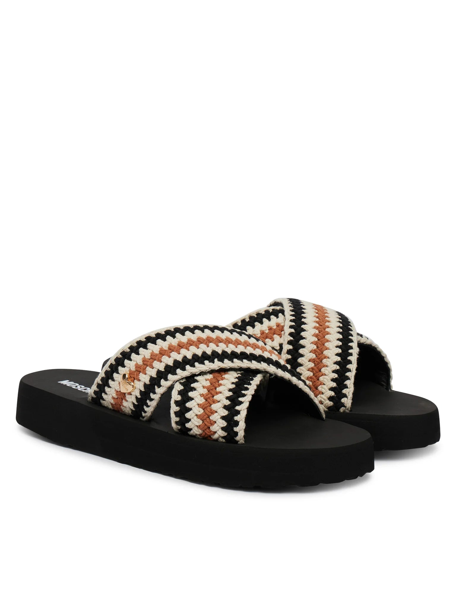 LOVE MOSCHINO CROCHET SLIPPER