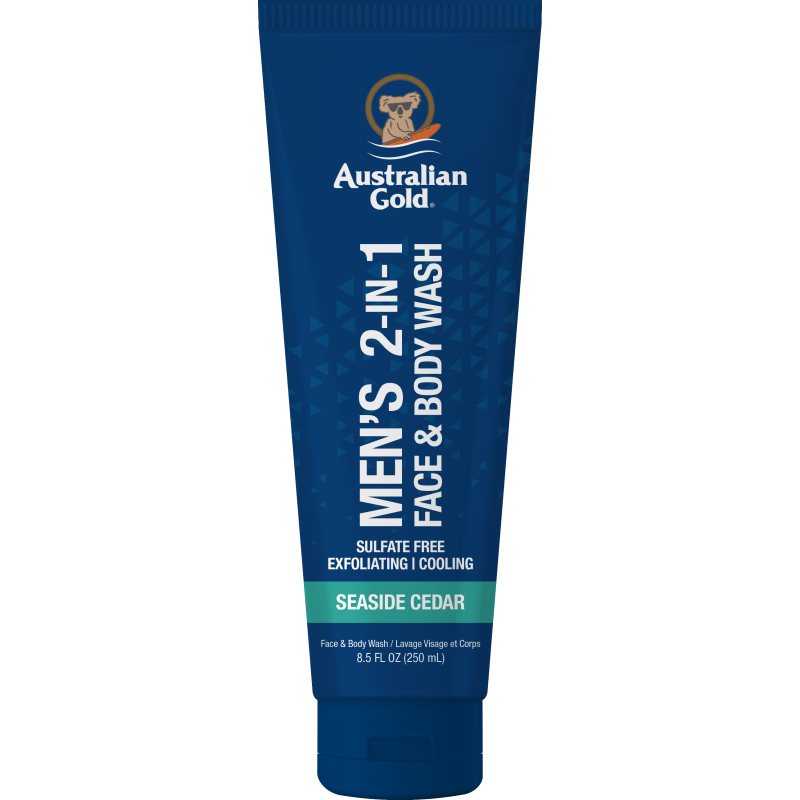 MEN’S 2-IN-1 FACE & BODY WASH SEASIDE CEDAR 250ML