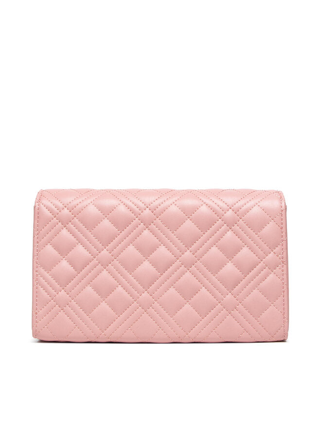LOVE MOSCHINO BORSA ROSA CON TRACOLLA CATENELLA