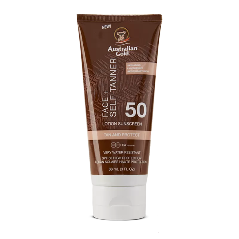 SPF 50 FACE+ SELF TANNER LOTION 88ML